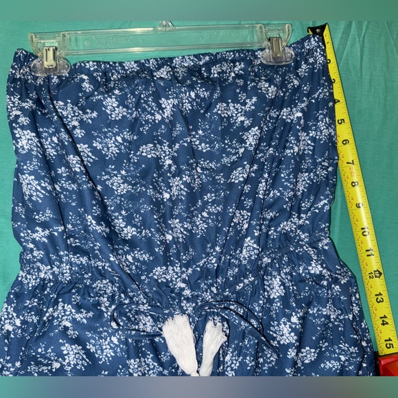 CUPSHE Women's Jumpsuit Tube Top Sleeveless Overall Straight Leg Outfit Sz Med - Picture 9 of 12